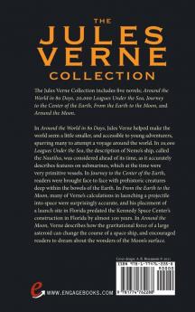 The Jules Verne Collection (5 Books in 1) Around the World in 80 Days 20000 Leagues Under the Sea Journey to the Center of the Earth From the Earth to the Moon Around the Moon (Deluxe Library Edition)