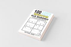 100 Large Print Medium 6x6 Sudoku Puzzles for Adults