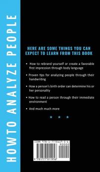 How To Analyze People