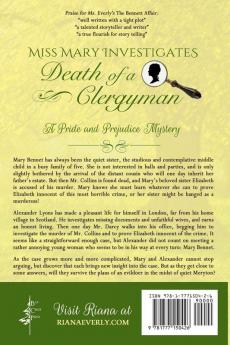 Death of a Clergyman: A Pride and Prejudice Mystery: 1 (Miss Mary Investigates)