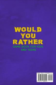 Would You Rather Game Book  for Kids and Teens - Tough Edition