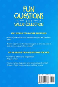 Fun Questions 2 in 1 Value Collection: The #1 Engaging Quiz Game Collection for Kids Teens and Adults