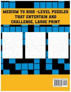 Crossword Puzzles For Adults Volume 3: Medium to High - Level Puzzles That Entertain and Challenge