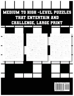 Crossword Puzzles For Adults Volume 6: Medium To High-Level Puzzles That Entertain and Challenge