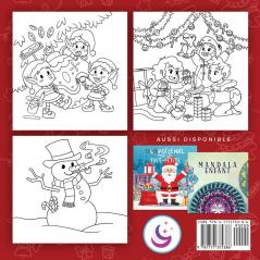 Livre de coloriage de Noël pour les enfants: Livre de Noël pour les enfants de 4 à 8 ans 9 à 12 ans (Livres de Coloriage Pour Enfants)