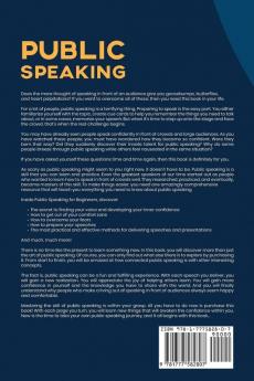 Public Speaking for Beginners: An Effective Guide to Overcome Fear and Anxiety and Help You Build Your Speaking Confidence at Work School and Social Events