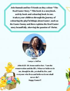 THE REAL EASTER STORY & COLOURING BOOK-A STORY & COLOURING BOOK.