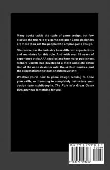 The Role of a Great Game Designer: 1 (The Game Designer Handbook)