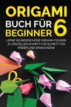 Origami Buch für Beginner 6: Lerne wunderschöne Origami-Figuren zu erstellen Schritt für Schritt für Kinder und Erwachsene (German Edition)