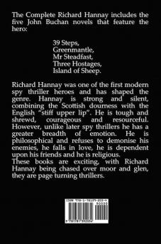 The Complete Richard Hannay - 39 Steps Greenmantle MR Steadfast Three Hostages Island of Sheep.