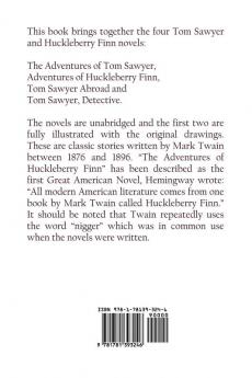 The Complete Adventures of Tom Sawyer and Huckleberry Finn (Unabridged & Illustrated) - The Adventures of Tom Sawyer Adventures of Huckleberry Finn