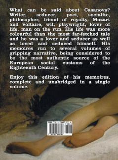 The Complete Memoirs of Casanova the Story of My Life (All Volumes in a Single Book Illustrated Complete and Unabridged)