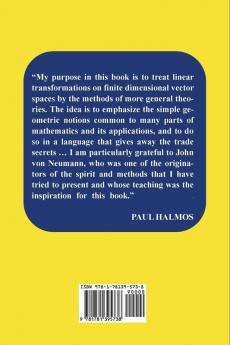 Finite-Dimensional Vector Spaces