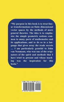 Finite-Dimensional Vector Spaces