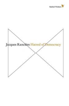 Hatred of Democracy