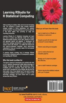 Learning RStudio for R Statistical Computing