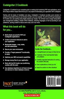 Codeigniter 2 Cookbook