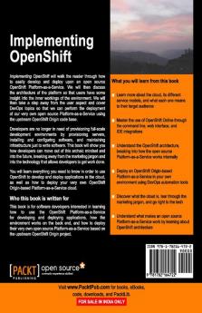 Implementing OpenShift