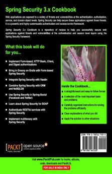 Spring Security 3.X Cookbook