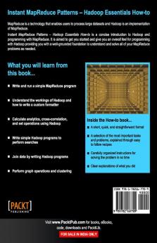 Instant MapReduce Patterns - Hadoop Essentials How-to