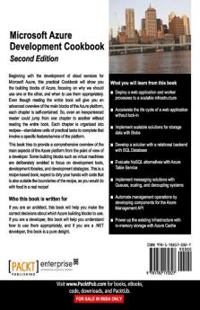 Microsoft Windows Azure Development Cookbook