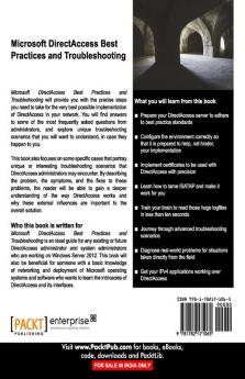 Microsoft Directaccess Best Practices and Troubleshooting