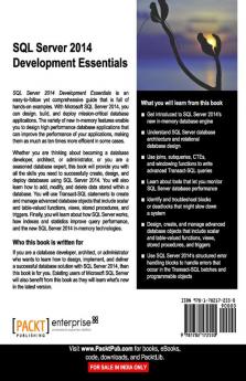 SQL Server 2014 Development Essentials