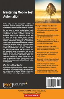 Mastering Mobile Test Automation