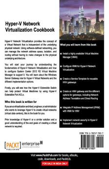 Hyper-V Network Virtualization Cookbook