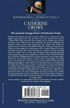 The Collected Supernatural and Weird Fiction of Catherine Crowe