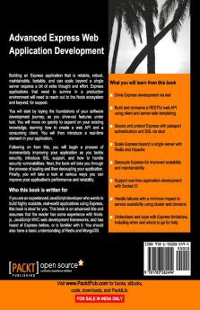 Advanced Express Web Application Development