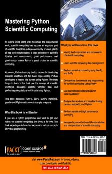 Mastering Python Scientific Computing