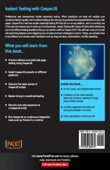 Instant Testing with CasperJS