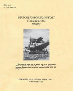 DEUTCHE FORSCHUNGSANSTALT FUR SEGELFLUG AINRING
