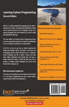 Learning Cython Programming Second Edition