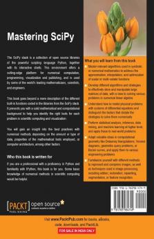 Mastering SciPy