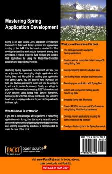 Mastering Spring Application Development