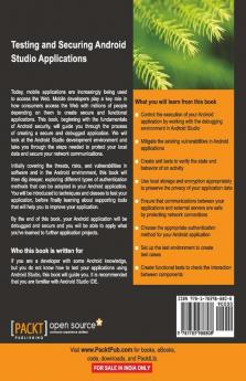 Testing and Securing Android Studio Applications