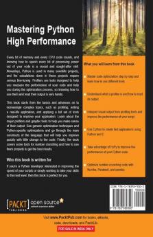 Mastering Python High Performance