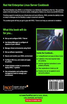 Red Hat Enterprise Linux Server Cookbook