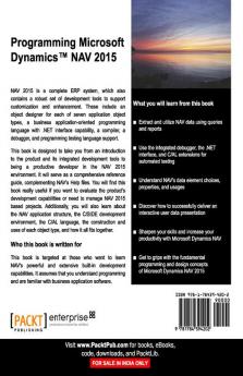 Programming Microsoft Dynamics��� NAV 2015