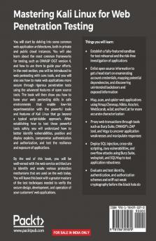 Mastering Kali Linux for Web Penetration Testing