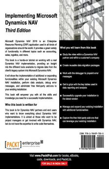 Implementing Microsoft Dynamics NAV - Third Edition
