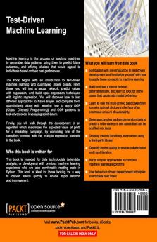 Test-Driven Machine Learning