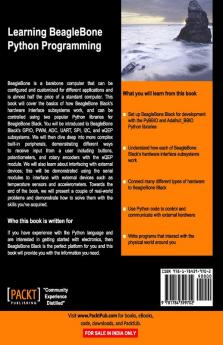 Learning BeagleBone Python Programming