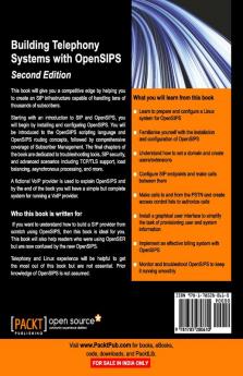 Building Telephony Systems with OpenSIPS - Second Edition