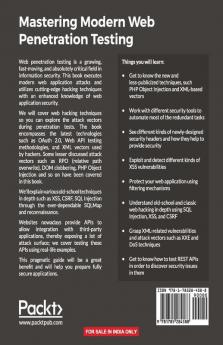 Mastering Modern Web Penetration Testing