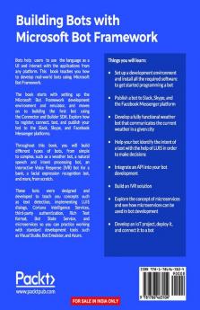 Building Bots with Microsoft Bot Framework