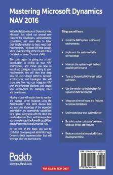 Mastering Microsoft Dynamics NAV 2016