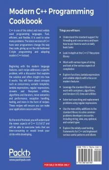Modern C++ Programming Cookbook